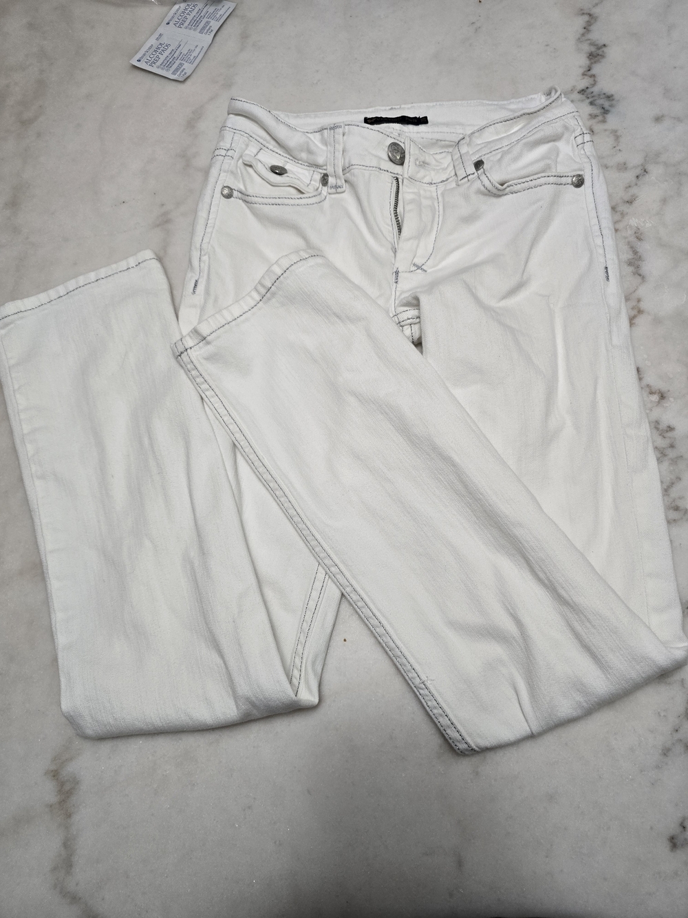 Vertigo Paris White Skinny Jeans